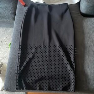 Edgy Pencil Skirt with Cutouts